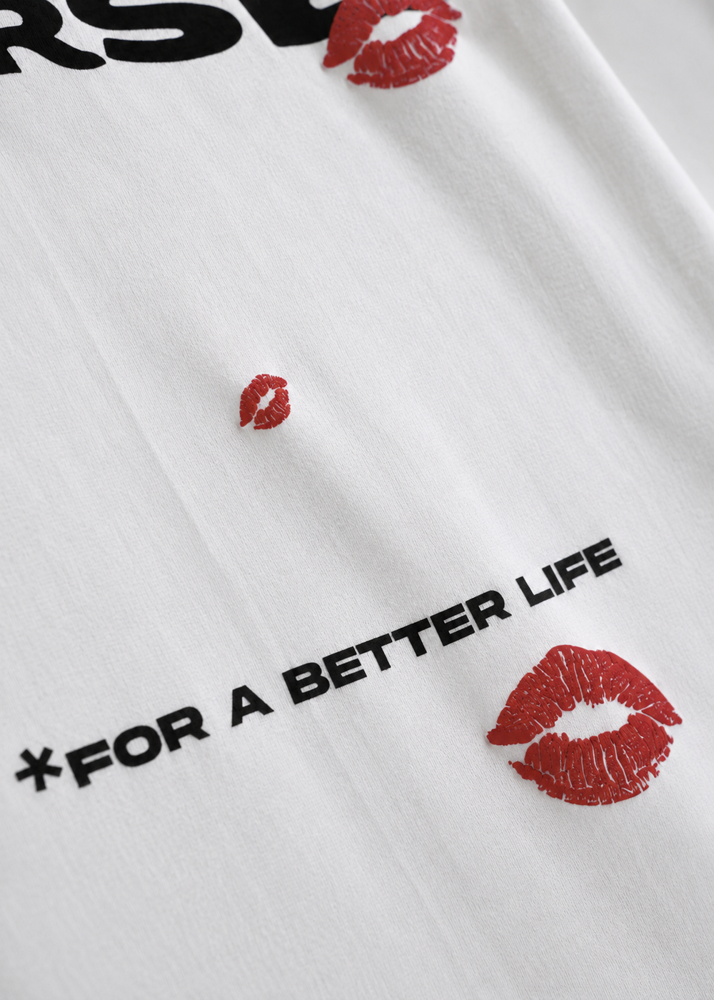 Red kiss Boxy Tshirt