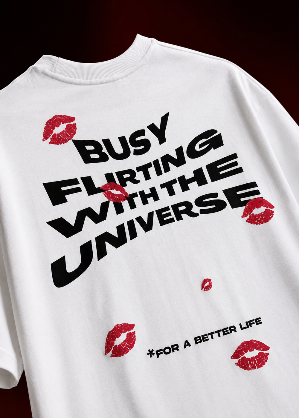Red kiss Boxy Tshirt