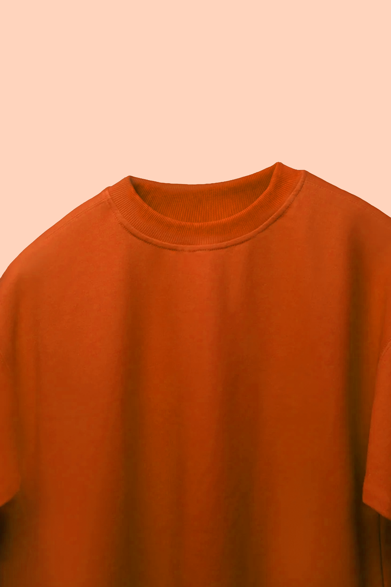 Persimmon Orange Basic TEE
